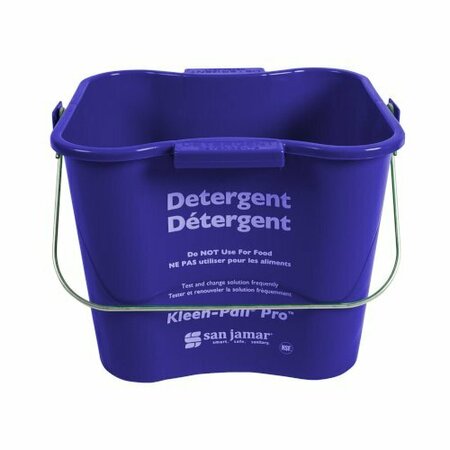 SAN JAMAR Pail Pro, 6Qt Blue KPP196KCBL